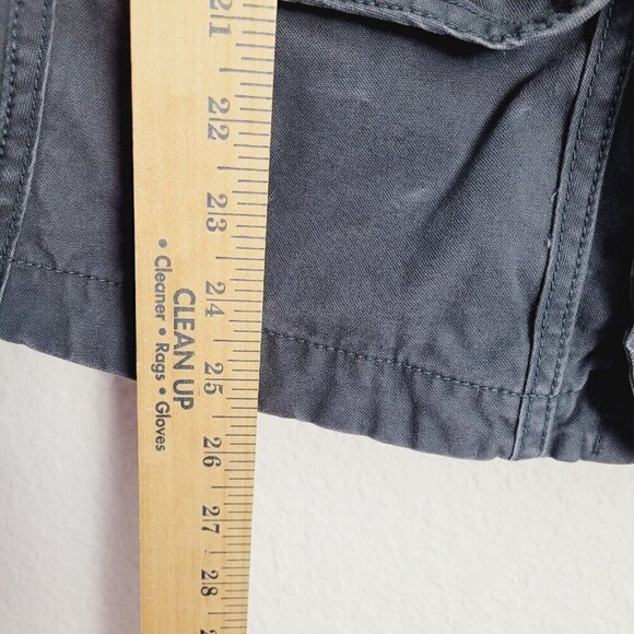 Converse One Star Military Gray Utility Cargo Jacket Small Distressed Weathered - Picture 5 of 10